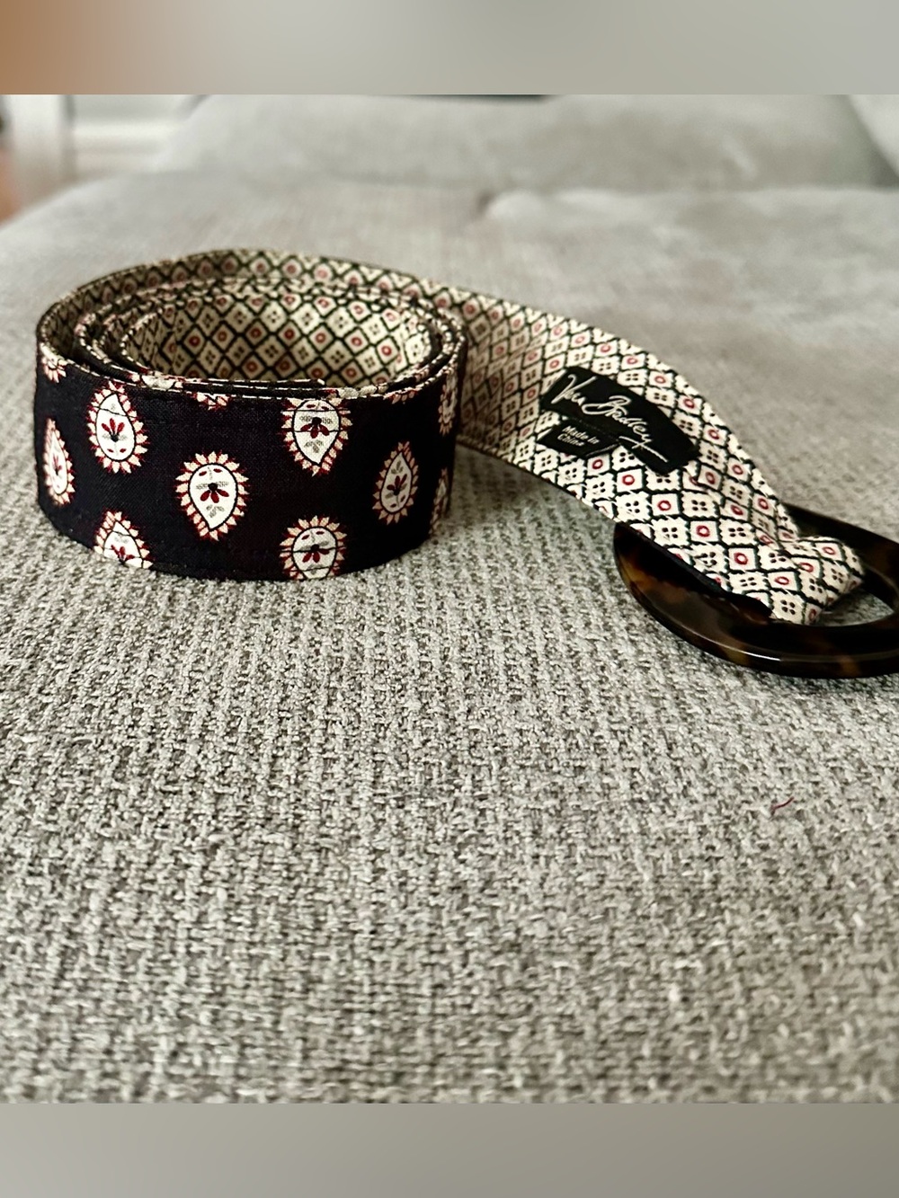 Vera Bradley Women’s Reversible Fabric Belt